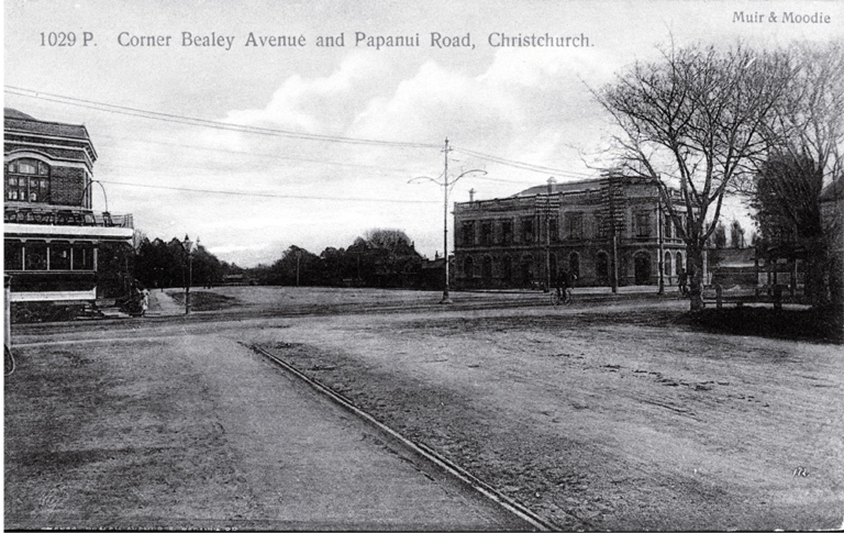 Corner, Bealey Avenue and Papanui Road, Christchurch