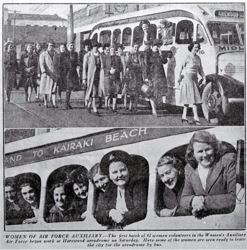 Women of the Air Force Auxiliary, Harewood, Christchurch