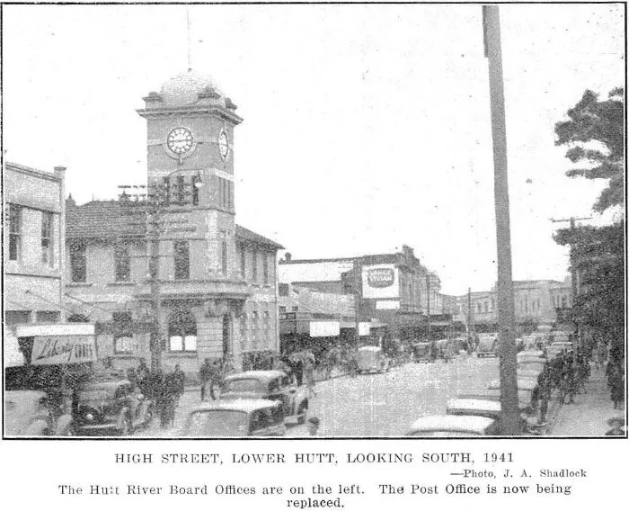 High Street, Lower Hutt, Looking South, 1941