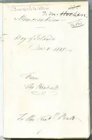Letter: Reverend Thomas Kendall to Reverend Josiah Pratt, 8 December 1818