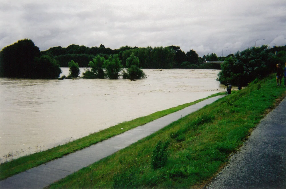 Storms and floods, Manawatū, Fitzherbert Bridge, 2004