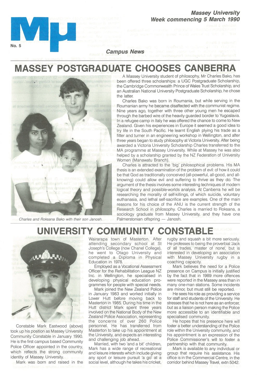MU, 5, 5 March 1990