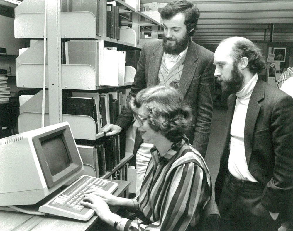 Library, Manawatū campus. Catalogue computerisation, July 1984