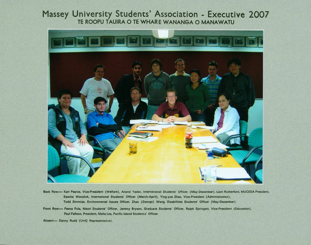 Massey University Students' Association Executive, 2007