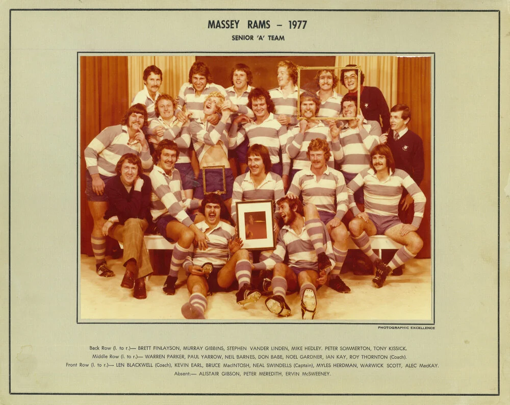 Massey Rams, Senior 'A' Team, 1977