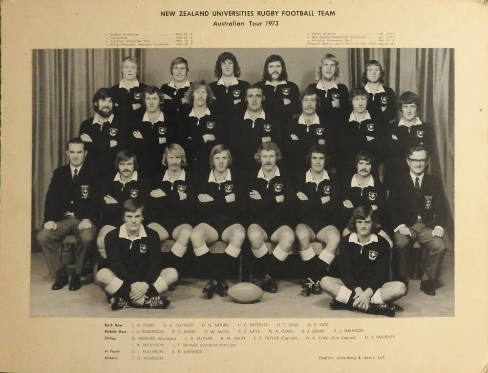 New Zealand Universities Rugby Football Team, Australian Tour, 1973