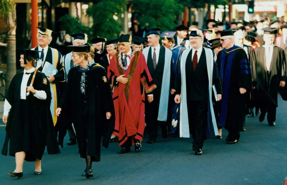 Graduation Parade, Auckland campus, 1997
