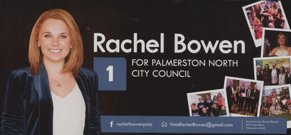 Campaign literature for the 2022 Palmerston North local body elections