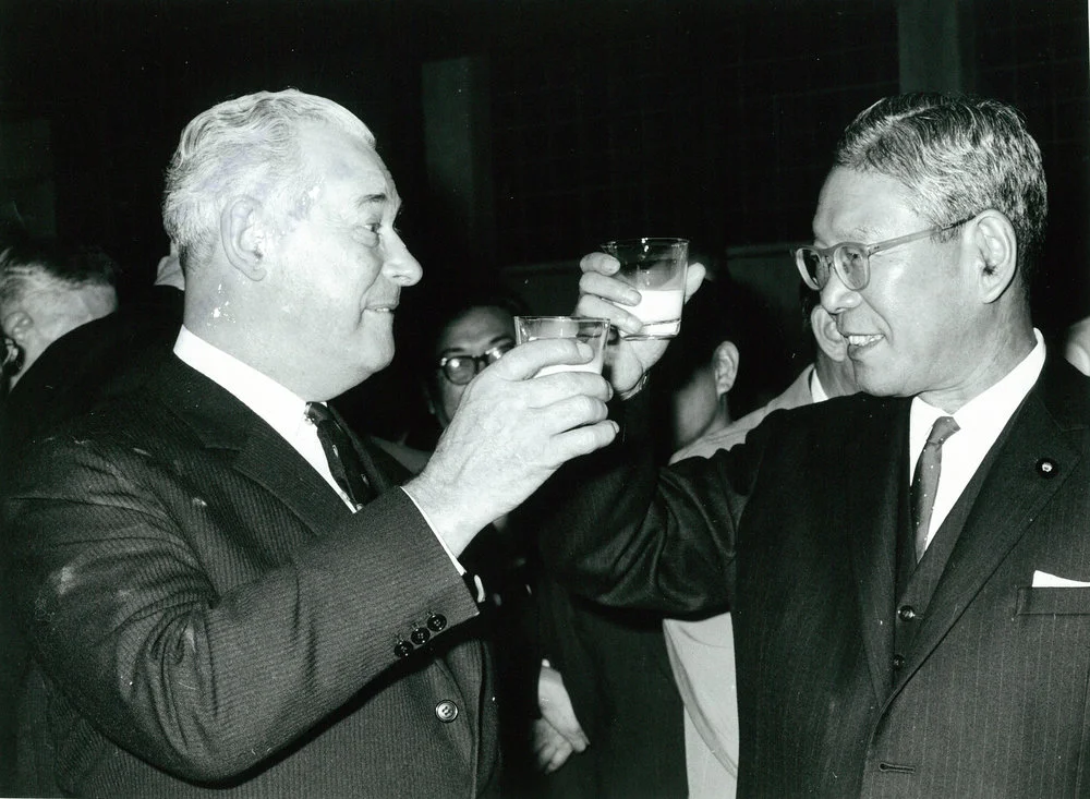 New Zealand Dairy Board. Prime Minister of Japan visit, 1963