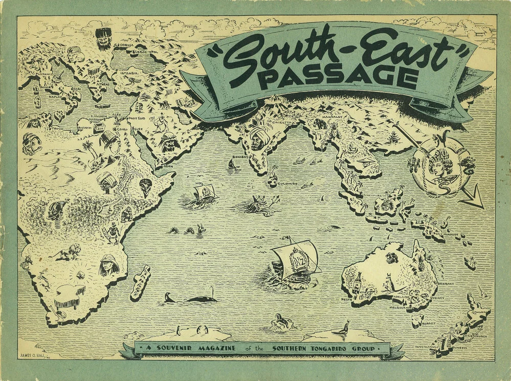 South-east passage, H.M.T. Highland Princess, 1945