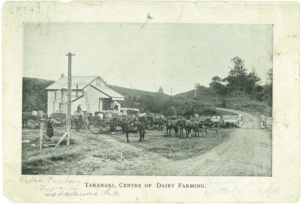 Oakura Co-operative Dairy Factory Company, Limited. Timaru creamery, Tataraimaka, 1900s