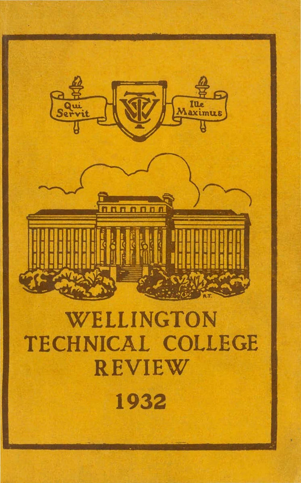 Wellington Technical College Review, 1932