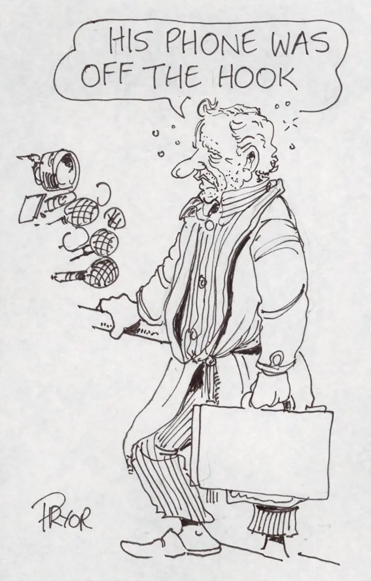 "His phone was off the hook" [Bill Hayden] [picture] /