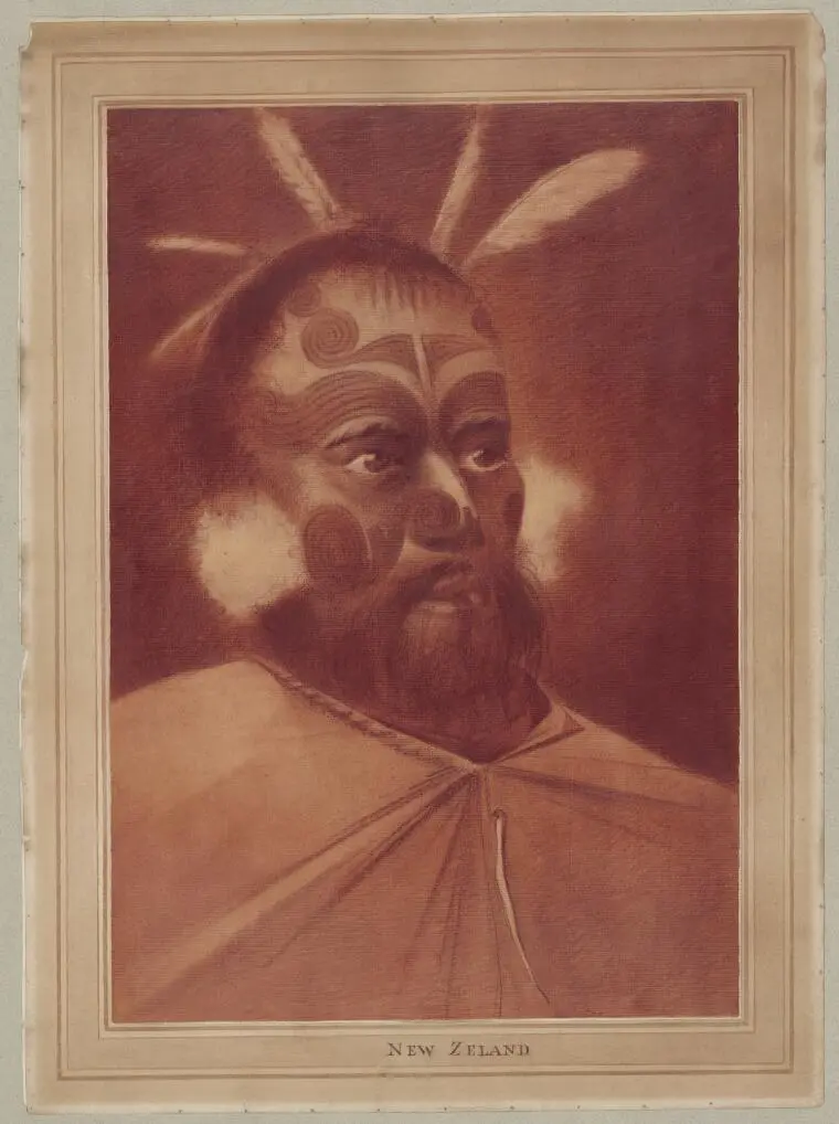 Portrait of a Maori chieftain [picture] /