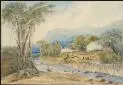Leigh's Stockade near Kuripuni River, Porirua Road, Decr. 1847 [picture] /