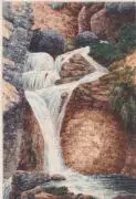 Waterfall on branch of Broken River, Castle Hill run [picture] /