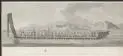 [A war canoe of New Zealand with a view of Gable End Foreland] [picture].