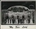 David Hutcheson as Colonel Pickering, Patricia Moore as Eliza Doolittle, Keith Lee as Zoltan Karpathy, David Oxley as Henry Higgins and chorus in the J.C. Williamson production of My fair lady, act I, scene 11, the ballroom of the embassy, 1960 [picture] /