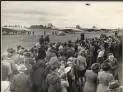 The Canberra bombers at Harewood Airport, Christchurch, New Zealand, during London to Christchurch Air Race, 1953 [picture]/