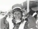 First woman jockey Linda Jones, after a race at Te Rapa Racecourse, Hamilton, New Zealand, August 1978 [picture] /