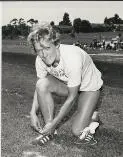 Charlene Rendina, current Australian women's champion for the 400 and 800 metres 1973 [picture].