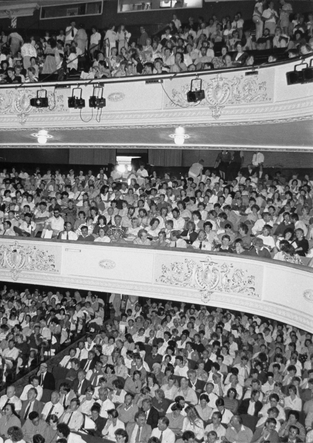 Stopwork meeting at the Christchurch Theatre Royal