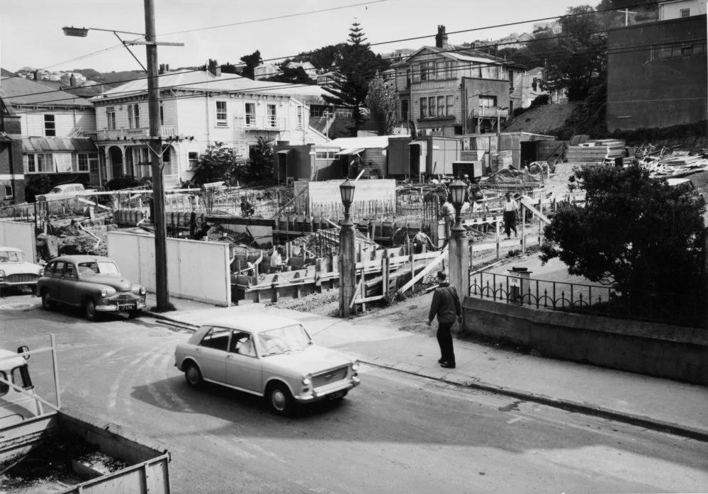 Construction of Education House, Wellington
