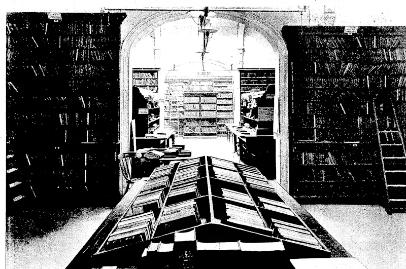 DUNEDIN ATHENAEUM- A VIEW OF THE CIRCULATING LIBRARY. (Otago Witness, 13 April 1904)