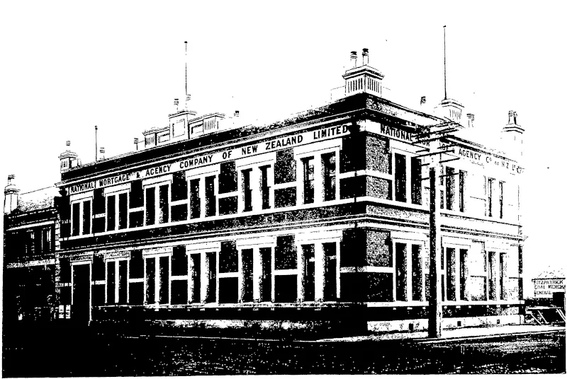 NATIONAL, MORTGAGE AND AGENCY COMPANY'S NEW BUILDING, CORNER OF VOGEL AND WATER STREETS, DUNEDIN (Otago Witness, 10 August 1904)