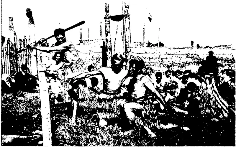 A .NATIVE COMBAT BY THE HAWJE'S BAY MAORIS (Otago Witness, 13 March 1907)