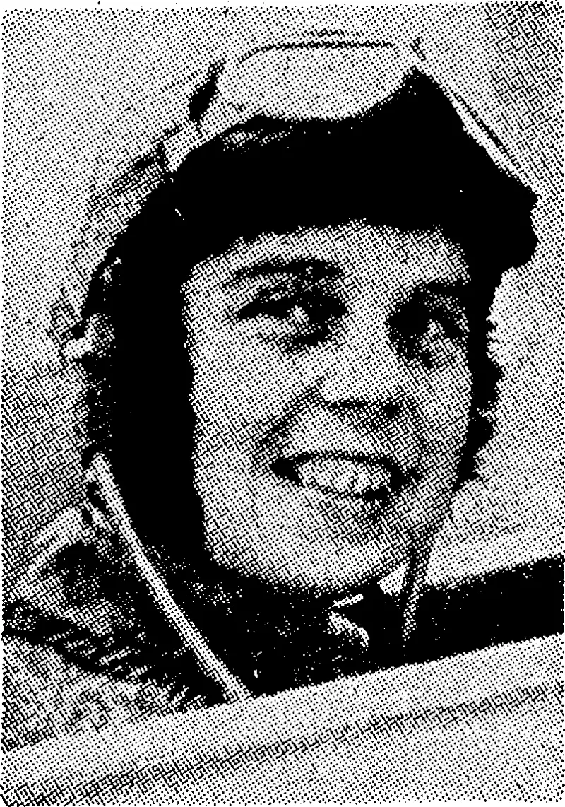 Miss Jane Winstone, of Wanganui, who was welcomed by the High Commissioner, Mr. Jordan, when she arrived in London recently. Miss Winstone, who was the youngest woman in New Zealand holding an "A" pilot's licence, will ferry aircraft for the Auxiliary Transport Service. (Evening Post, 06 August 1942)