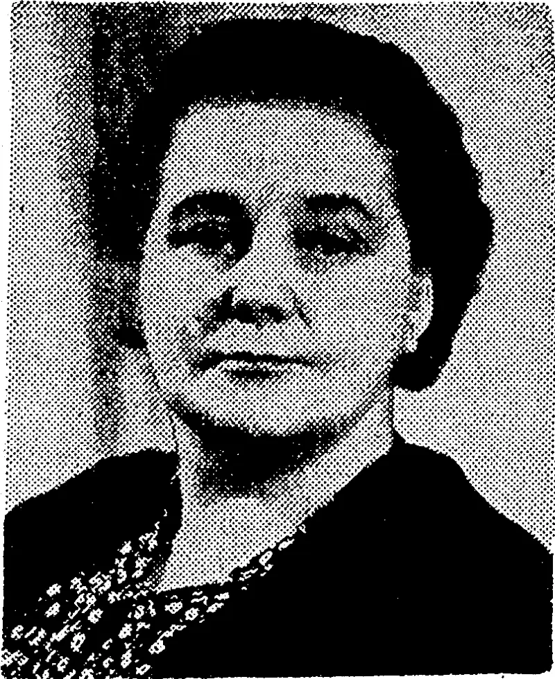 Miss Mabel B, Howard, who has been selected as the official Government candidate for tlie vacant Christchurch East seat. She is a daughter of the late Mr. E. J. Howard, M.P., and the only woman secretary of a large industrial union in the Dominion. (Evening Post, 24 December 1942)
