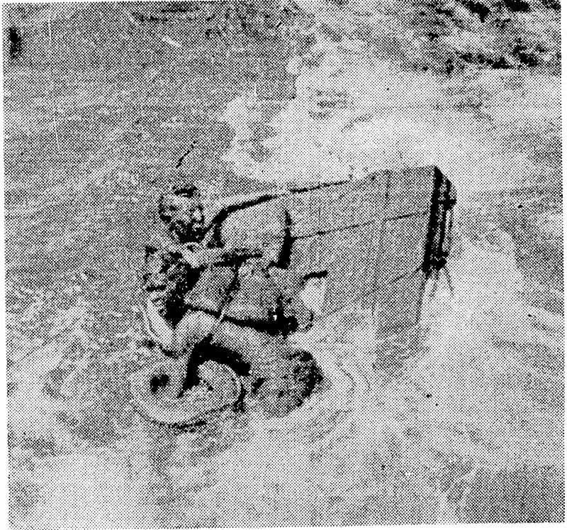 Two Allied prisoners of war, survivors of the Japanese transport Rakuyo Maru, clinging to their raft as the American submarine Greenfish comes along to rescuejhem. The Rakuyo Maru was sunk by a torpedo from another American submarine in the China Sea whilst carrying 1300 Australian and British prisoners of war captured by the Japanese at Singapore. (Evening Post, 21 September 1945)