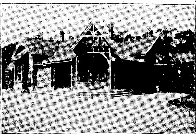 Villa of the neuropathic unit, for women patients. All the nine villas are' home-like, with gardens and shade-trees. ; (Evening Post, 30 March 1928)