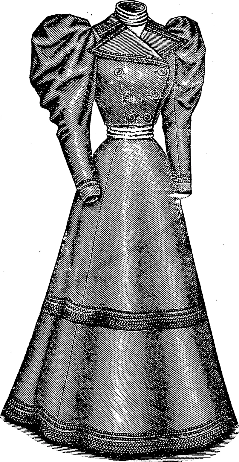 LADIES' REEFER ETON COSTUME (Observer, 13 January 1894)