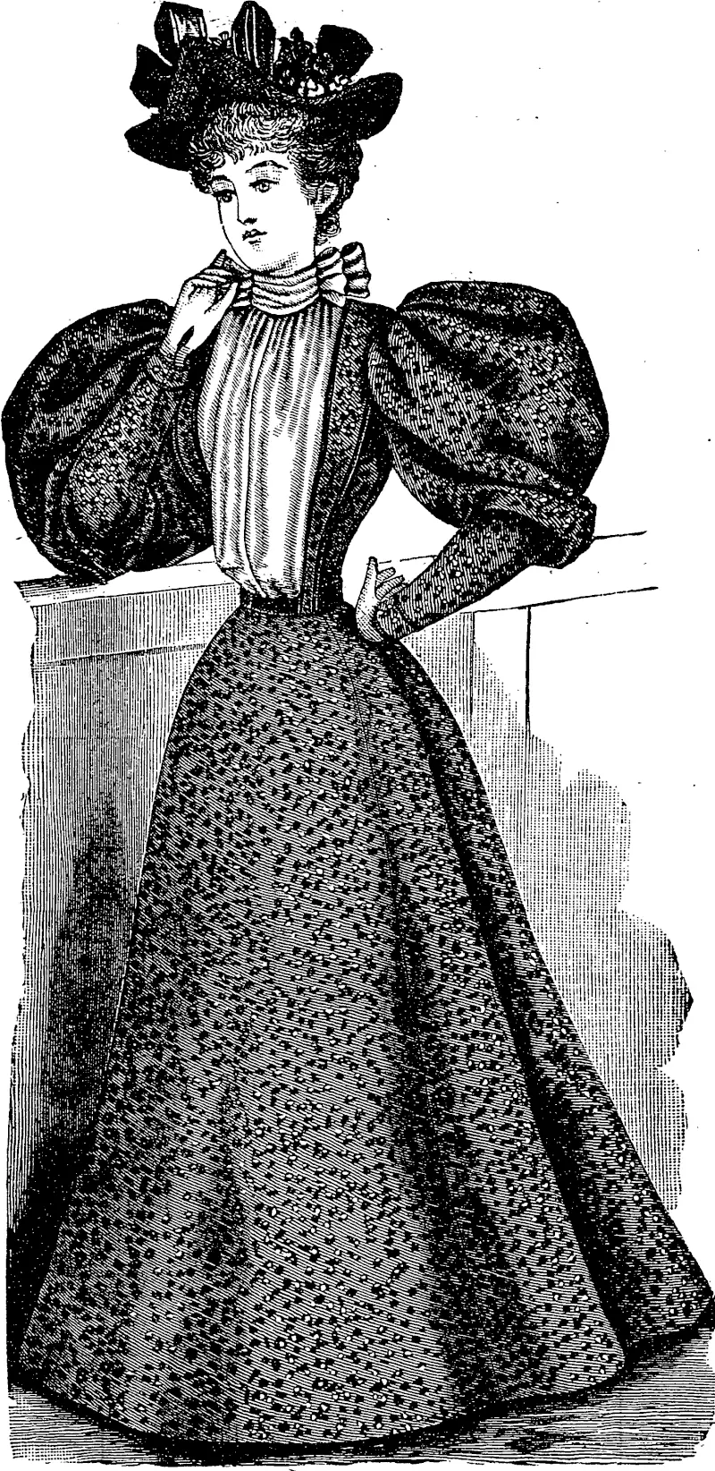 ladies' Costume. (Observer, 15 June 1895)