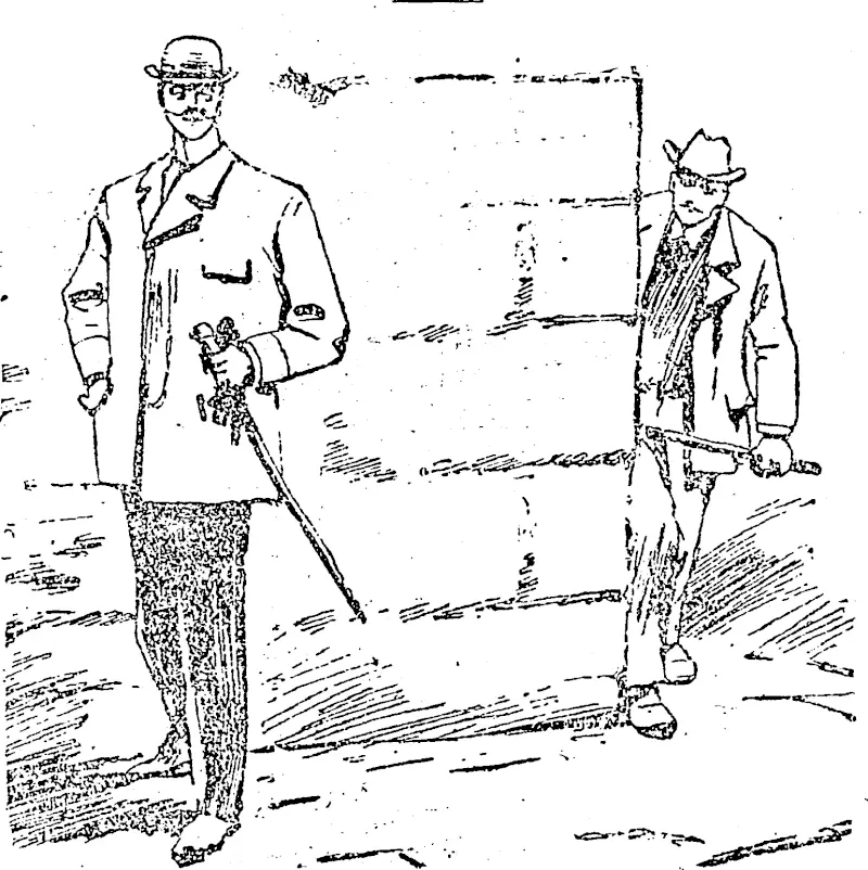 He was determined to Icecp Mr.i under, close surveillance. (Star, 28 December 1895)