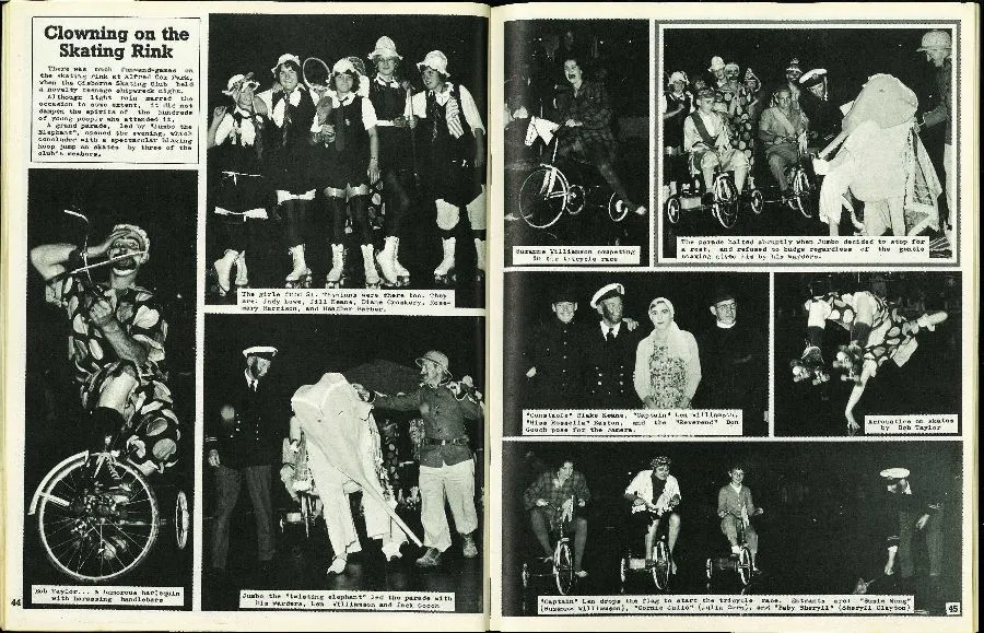 Clowning on the Skating Rink