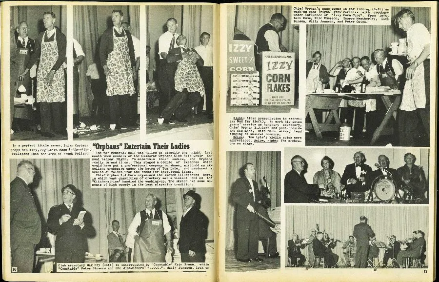 "Orphans" Entertain Their Ladies
