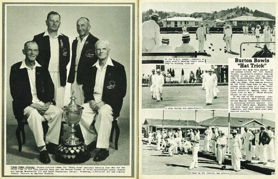 Burton Bowls "Hat Trick"