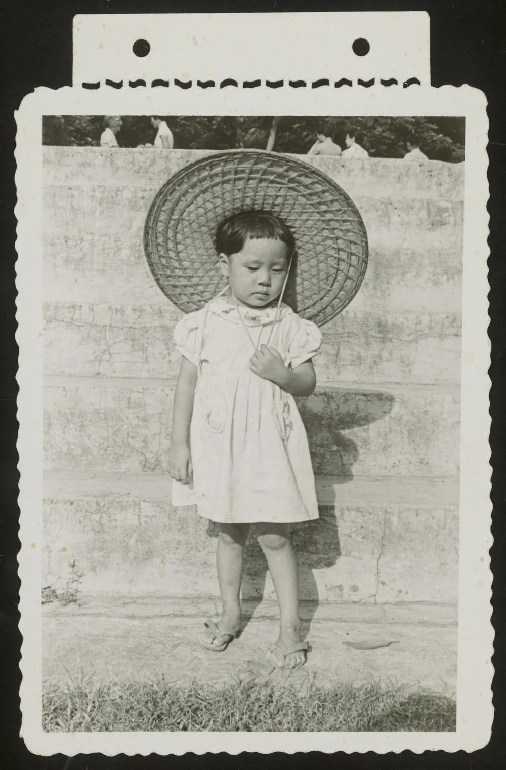 Small Chinese Girl In Hong Kong.