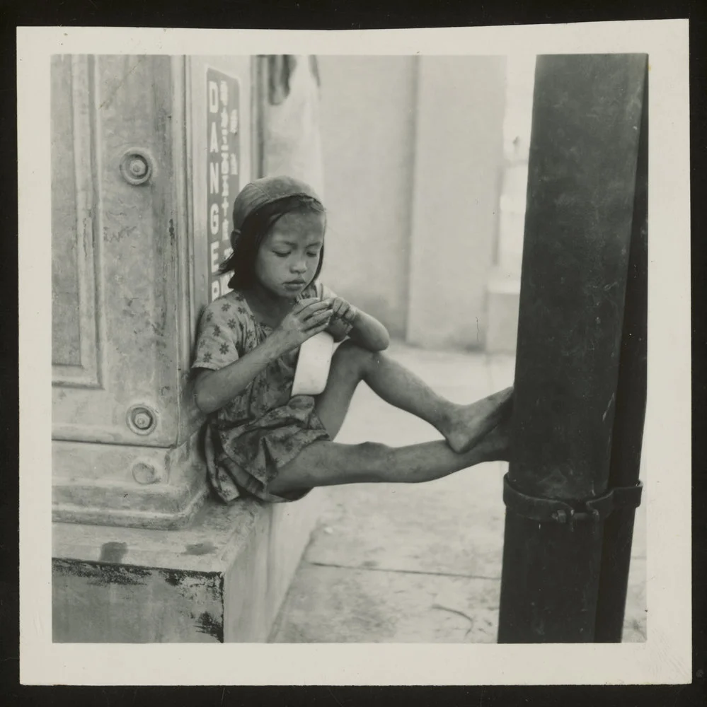 Chinese Beggar Girl.