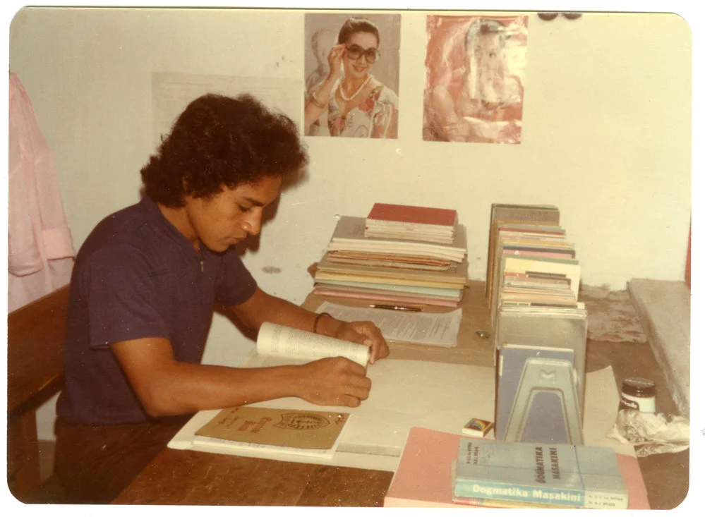 Pieter Kastanya at His Desk