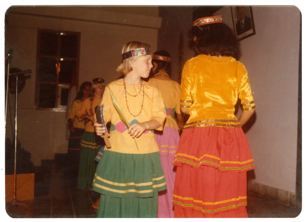 Children of Staff Members in Traditional Poso Costumes