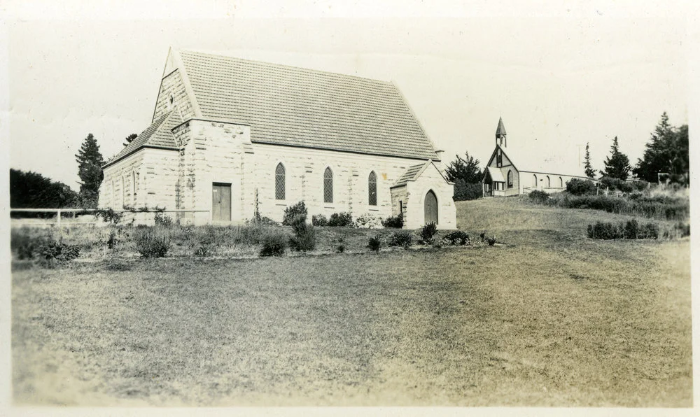 Old & New Pleasant Point Churches.