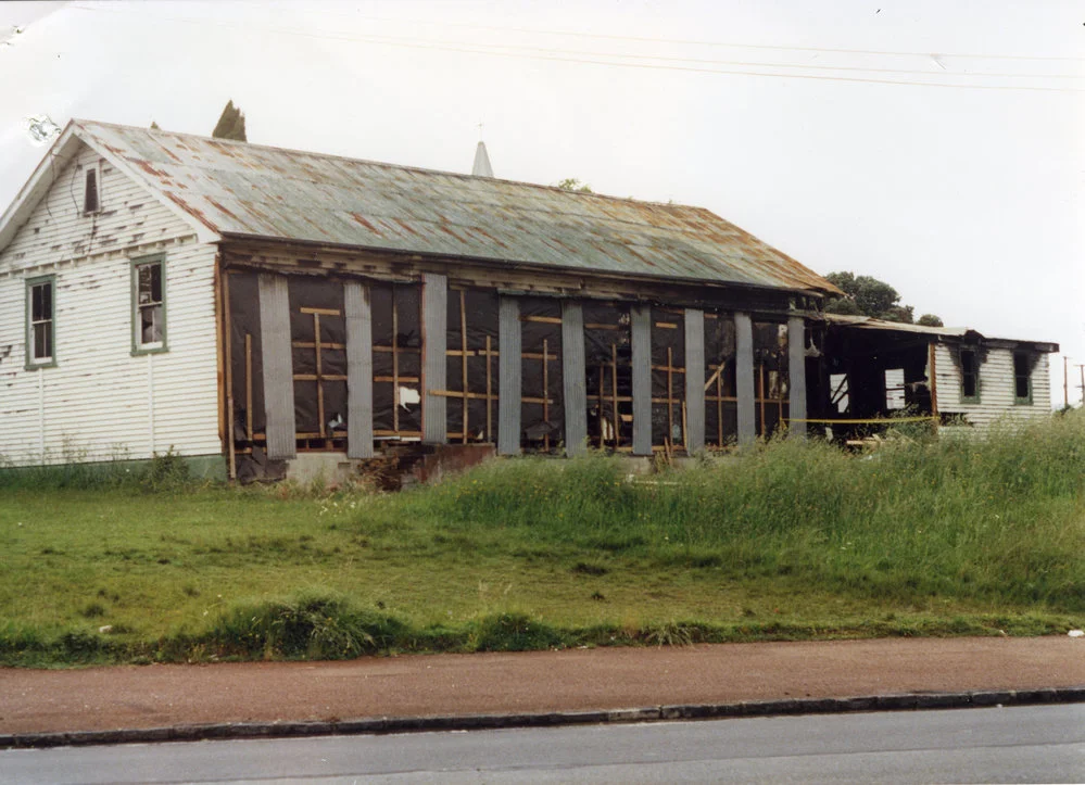 Fire damage to church hall