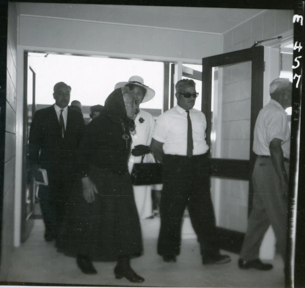 Unknown People Walking Into The Taka-Tutahi Church Centre