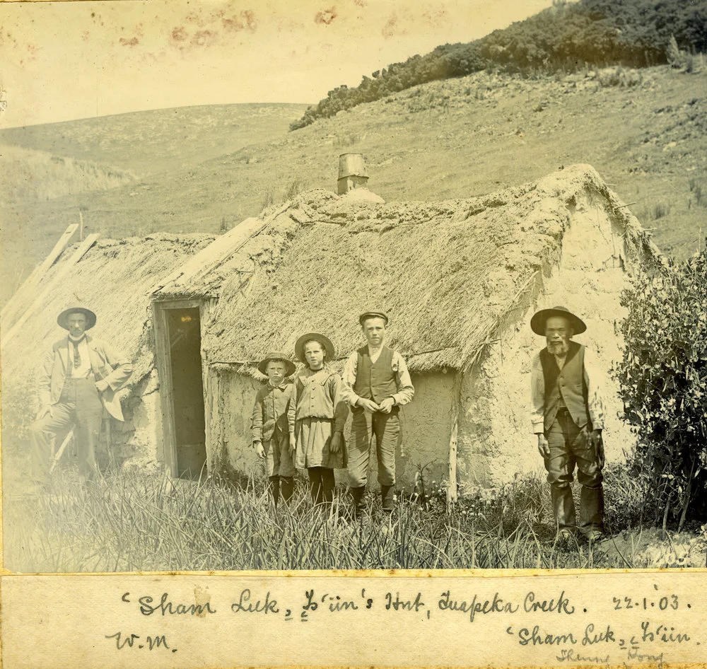 Sham Luk Ts'un's Hut, Tuapeka Creek.