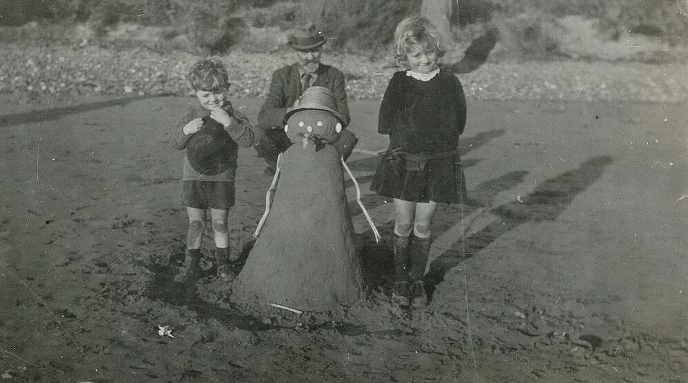 Fun on the beach, 1930s