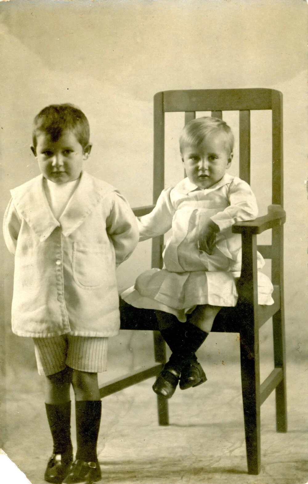Sharman Marsh Family Photo Album; Carl and David Poulson; ca. 1919